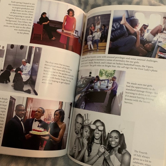 📚 NEW Becoming Michelle Obama Hardback Book Autobiography Memoir Pictures - Picture 7 of 16